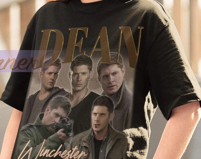 Camiseta de DEAN WINCHESTER, camisa Retro Supernatural de Dean