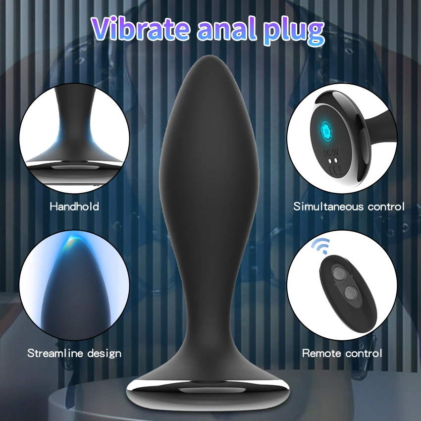 Anal Plug Vibrator For Men Prostate Massage Wireless Remote Control Dildo Butt Plug Vibrators S For Women Adul_voghion.com