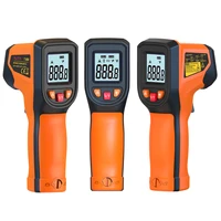 Digital Infrared Thermometer Sensor Handheld Non-contact IR LCD Backlit Display Laser Temperature Gun 600 °C for Household 1