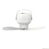 Portable Ceiling Fans Rechargeable LED Electric Fan Night Lamp Home Outdoor Camping Tent Hanging Fan Light with Remote Control 4