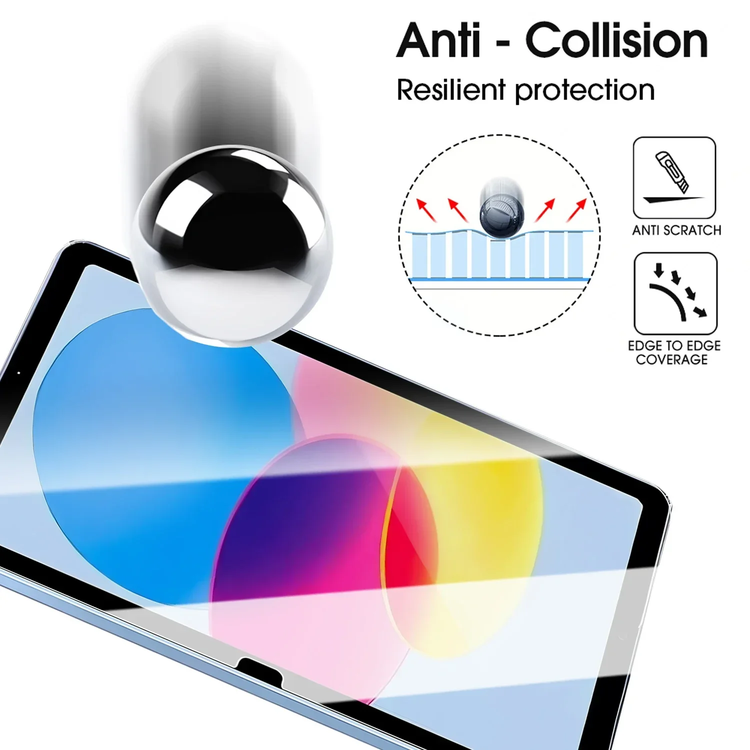 Tempered Glass Screen Protector For Ipad A16 11th Gen 10th 10.9inch Air11 Air13 Protective Films For iPad A16 Air11 Air13 13inch