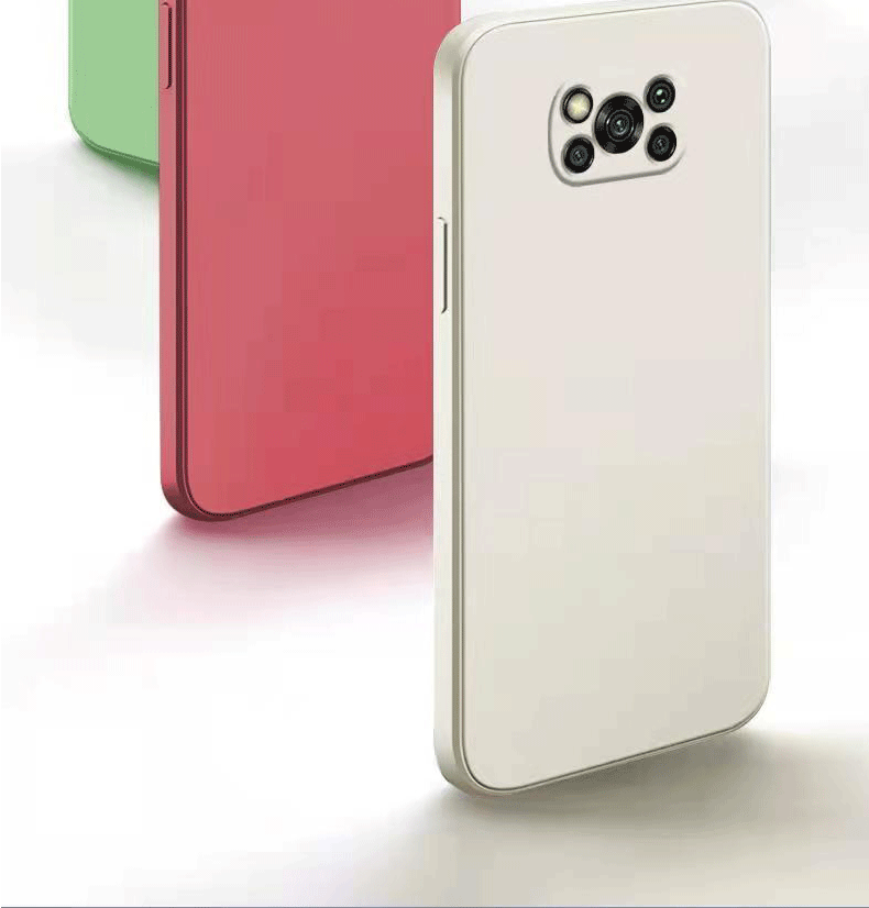For Poco X3 Pro Original Square Fashion Phone Case For Poco X4 Pro X3 F3 Brand New Liquid Silicone Phone Case For Men And Women best iphone 12 pro case