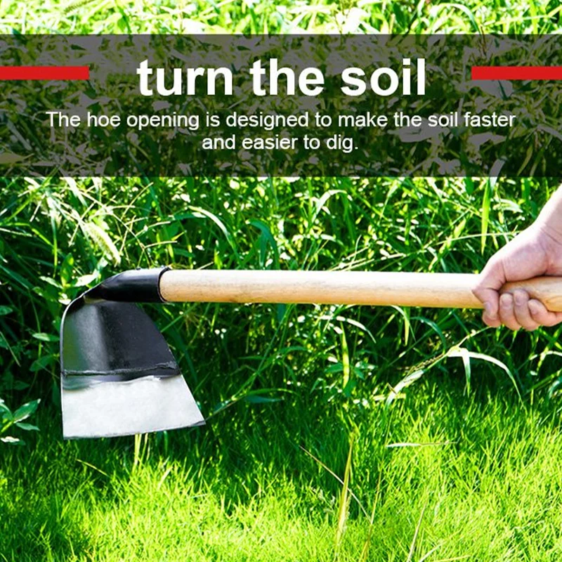Weeding Hoe Weeding Shovel Push Grass Shovel Practical Small Hoe Multi-Use Outdoor Garden Yard Tools