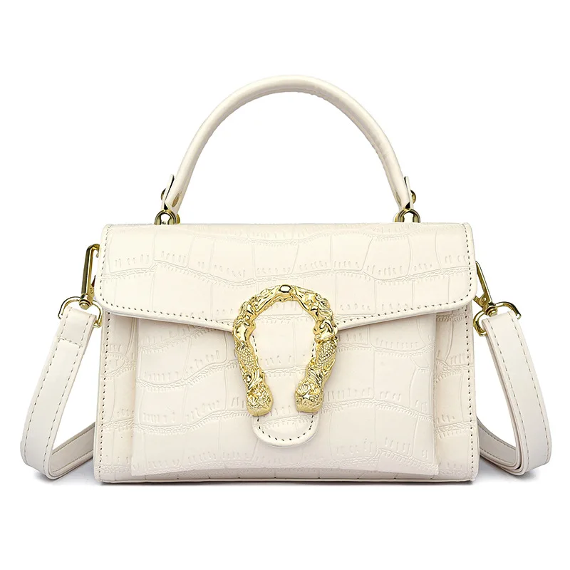 

2023 New Trendy Korean Version Fashionable Dionysian Chain Small Square Bag, Casual And Foreign Printed One Shoulder Crossbody