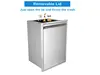 Bulit in Trash Drawer Stainless Steel Pull-Out Trash Drawer W19XD16XH27 Inch Outdoor Kitchen Propane Tank Drawer for Storage for 5