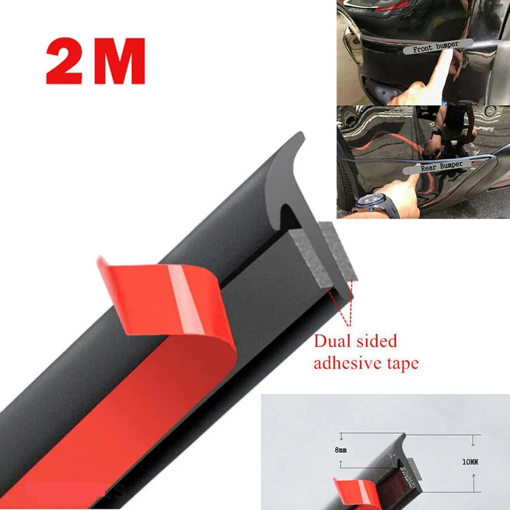 

2-5m Rubber Car Seals Edge Sealing Strips Seal Strip Trim For Car Front Rear Bumper Side Skirt Weatherstrip Rubber Window Seal