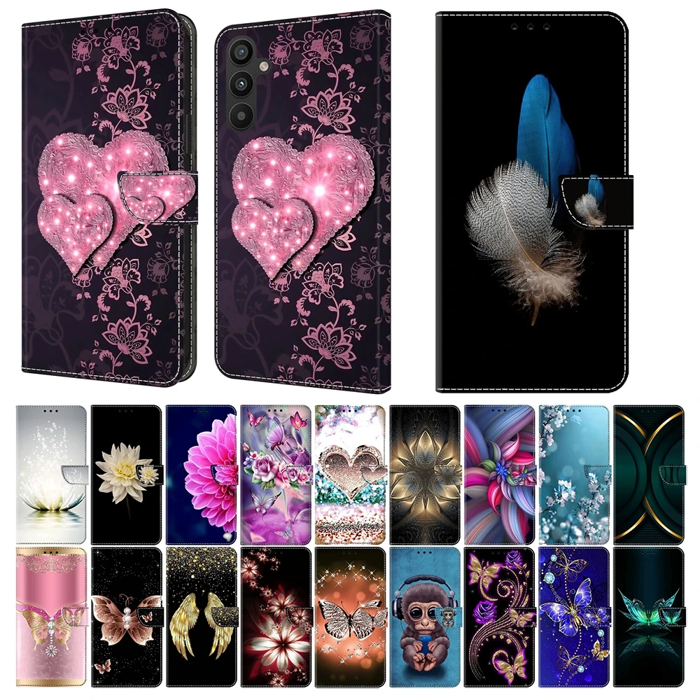 

Кожаный флип-кошелек для Samsung Galaxy A04S A13 A14 A22 A23 A32 A33 A34 A51 A52 A52S A53 A54