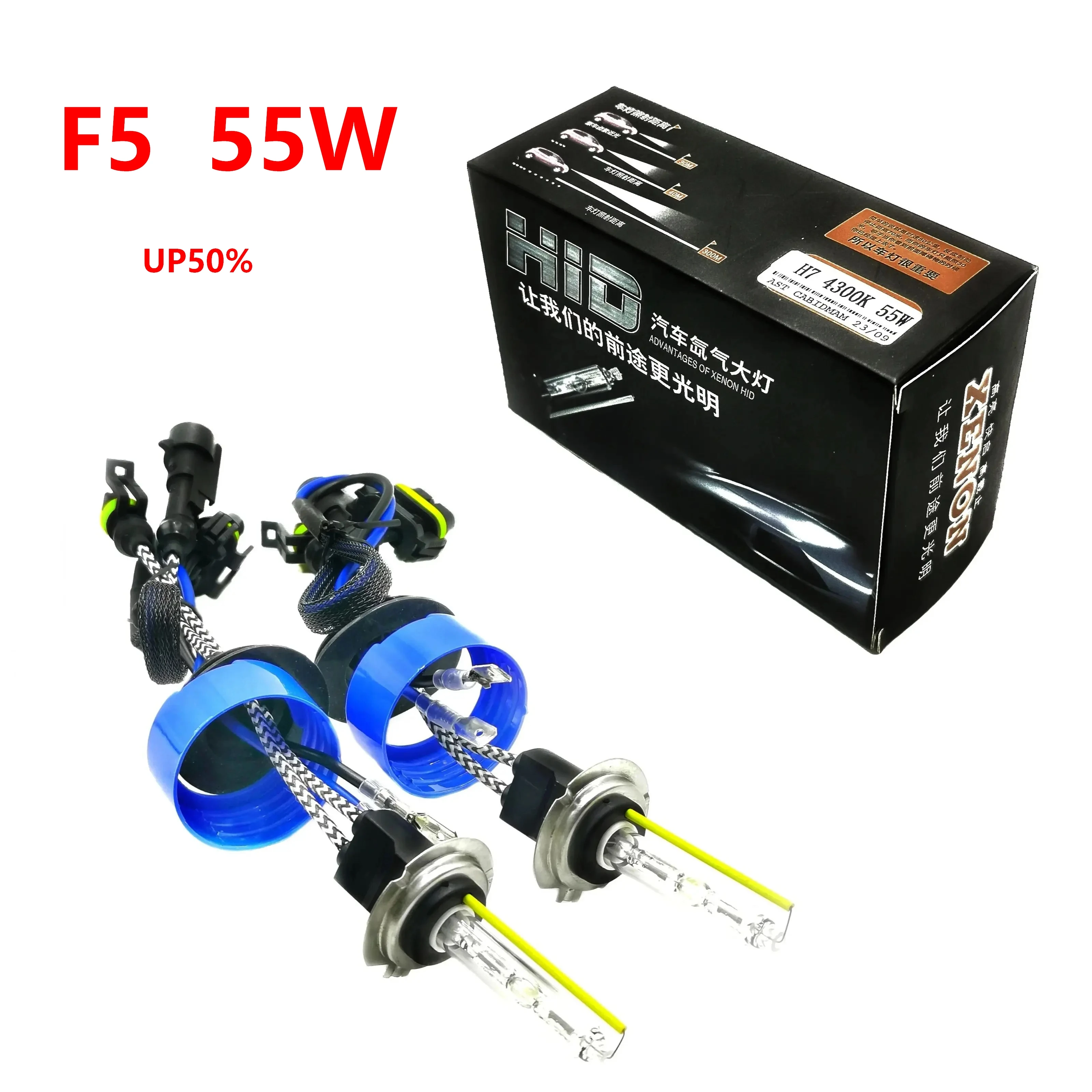 

Premium AC F5 55W H1 H3 H7 H11 h8 h9 HB3 HB4 9005 9006 Xenon Globes 50%UP Brightness Bulbs 4300K 6000K 12V Cars HID Headlights