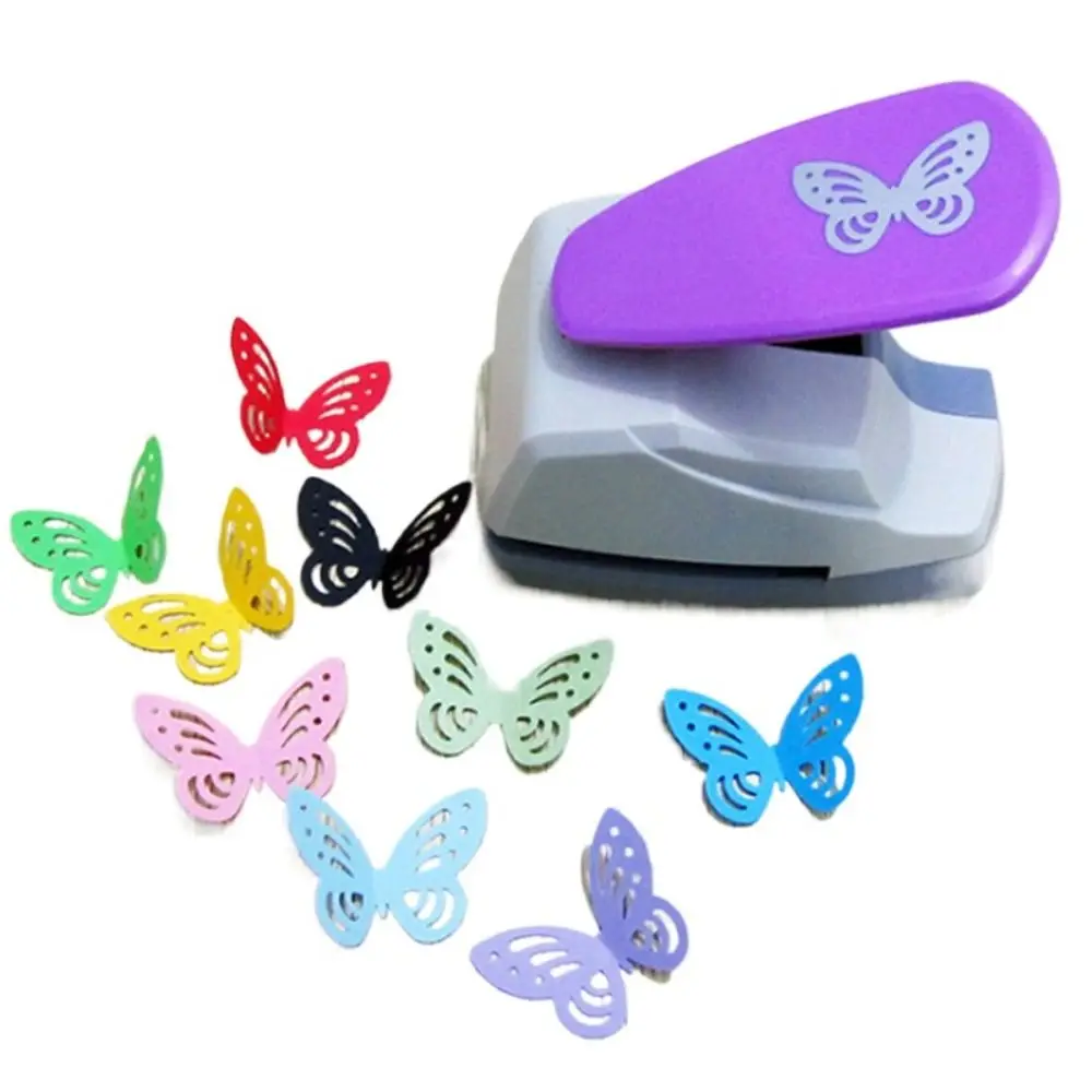 

DIY Paper Cutting Butterfly Hole Punch New Handmade ABS Plastic Paper Shaper Cutter Scrapbooking Craft Hole Punch Children