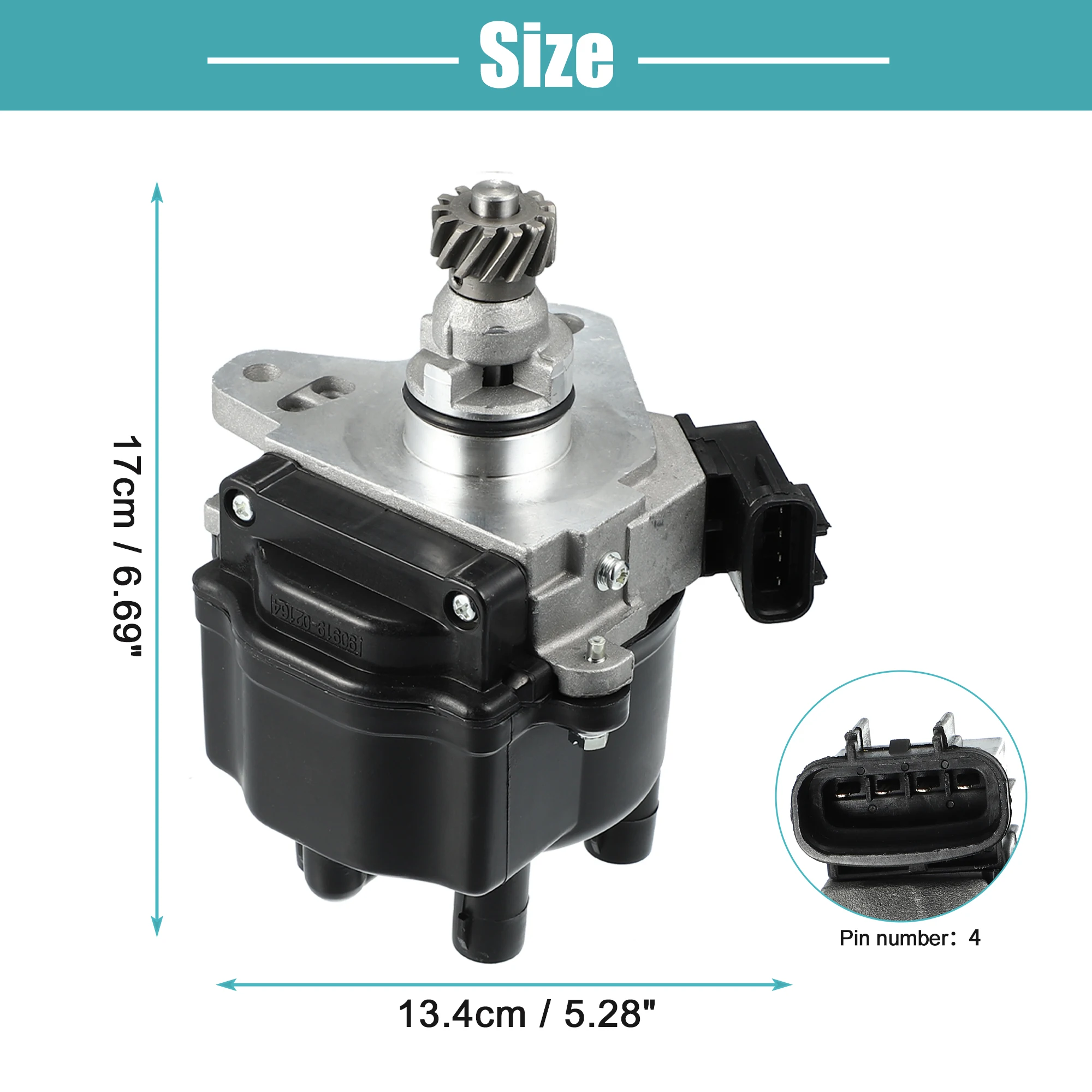 UXCELL Ignition Distributor for Toyota T100 Tacoma 4Runner L4 2.4L 2.7L 1905075020 TY42