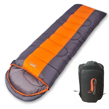 Desert & Fox 캠핑 침낭, 봉투 방수 쉘 경량 침낭, 하이킹 여행용 압축 자루, 220x85cm