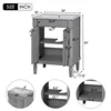 24'' Vanity With Top Sink 2-tier Modern Cabinet Single Sink Bathroom Vanity Large Storage Shees (replace SW000102AAE) 6