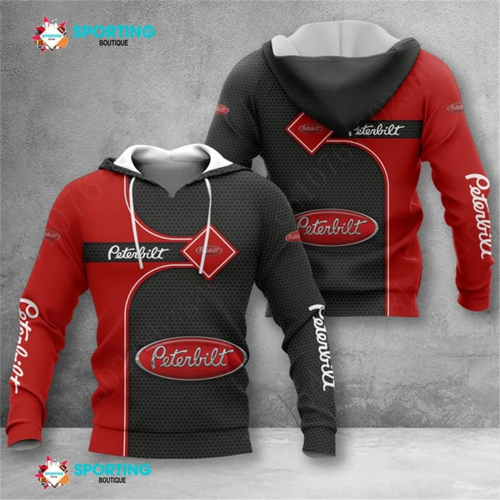 

Peterbilt Sweatshirt Harajuku Zip Hoodie 3D Printing Pullover Top Anime Hoodies Casual Hoodies For Men Women Unisex Clothing