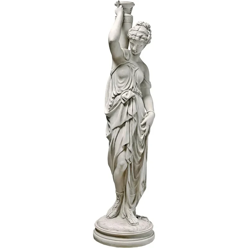 

KY799519 Dione The Divine Water Goddess Greek Garden Statue, 39 Inch,, Antique Stone
