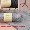 1Pc 100g 50% Wool Yarn hand knitting 50% acrylic Crochet Yarn  Knit sweater Cardigan Blanket line hat shawl thread 115m 4527inch 3