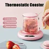 1PC Thermostatic Heating Coaster USB Home Heating Coaster 3-speed Adjustment Heating 55 Degrees Constant Temperature 1