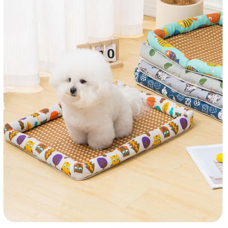 Cool Summer Pet Mat For Dogs And Cats Waterproof Cooling Bed_voghion.com