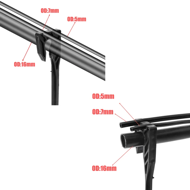 10 Darabos 19 Cm -Es Kerti Tömlő Tartókonzol Öntöző Vízcső Őrölt Rúd Köröm 3/5 Mm 4/7 16 Cső Tartó Tartozékok - Image 3