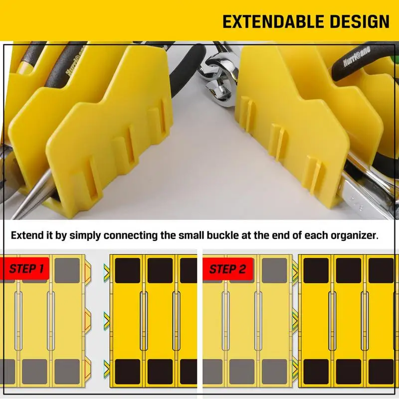 Plier Organizer Space-Saving Plier Storage Holder Tools Set For Cutters Hammers Hand Garage And Workshop