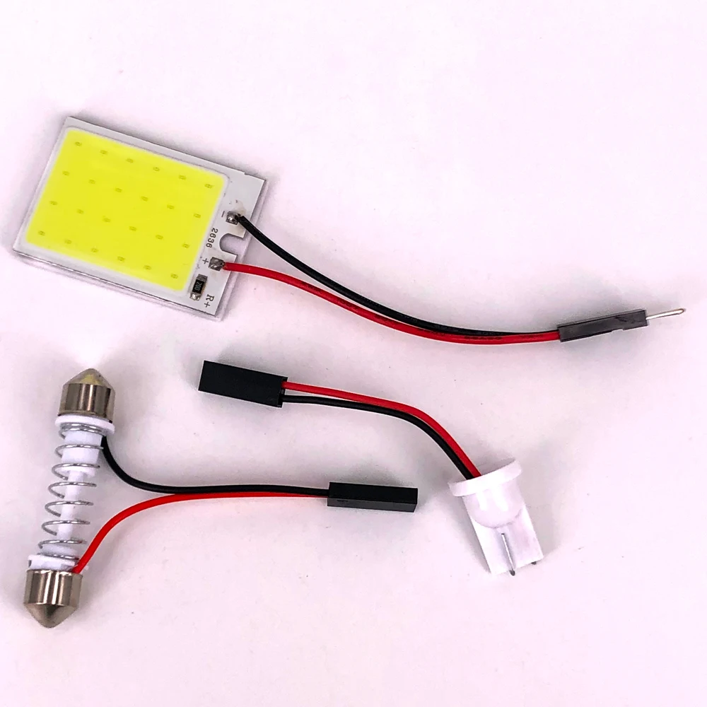 

Автомобильная светодиодная лампа T10 W5w Cob 18SMD 24SMD 36SMD 48SMD, 30 шт.