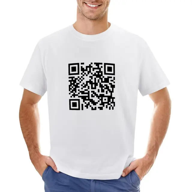 Rick Roll Link Qr Code Classic T-shirt Mens T Shirts Graphic Custom Aldult  Teen Unisex Digital Printing Tee Shirt Xs-5xl - T-shirts - AliExpress