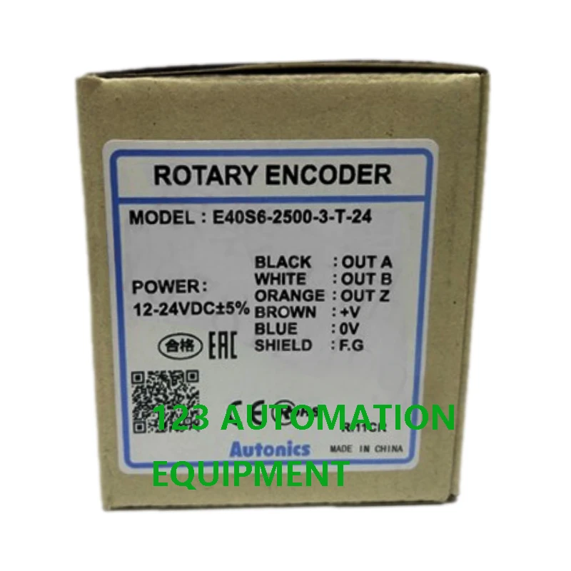 

Authentic New Autonics E40S6-2500 3600 5000-3-T-24 Shaft Type Rotational Encoder Incremental