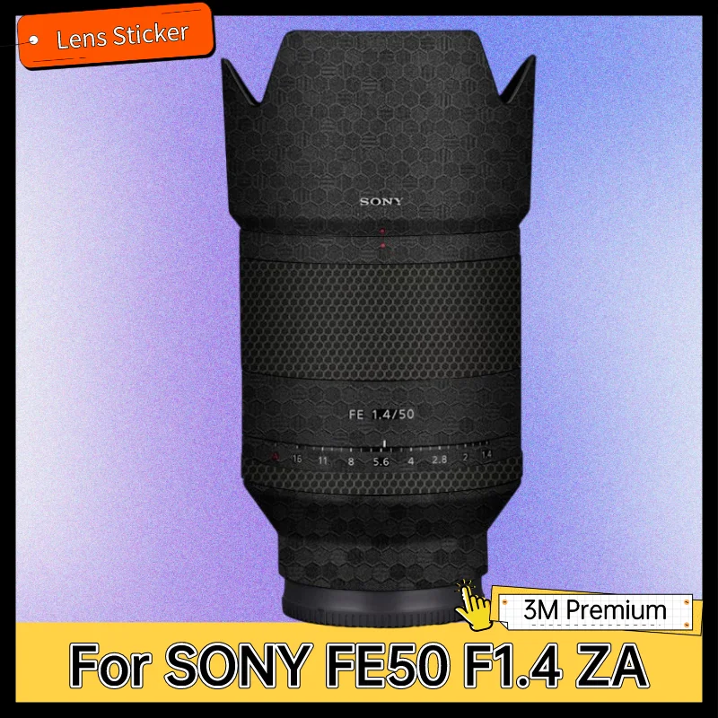 

Наклейка на корпус объектива для SONY FE50 F1.4 ZA, Защитная Наклейка на кожу, виниловая пленка, защитное покрытие от царапин