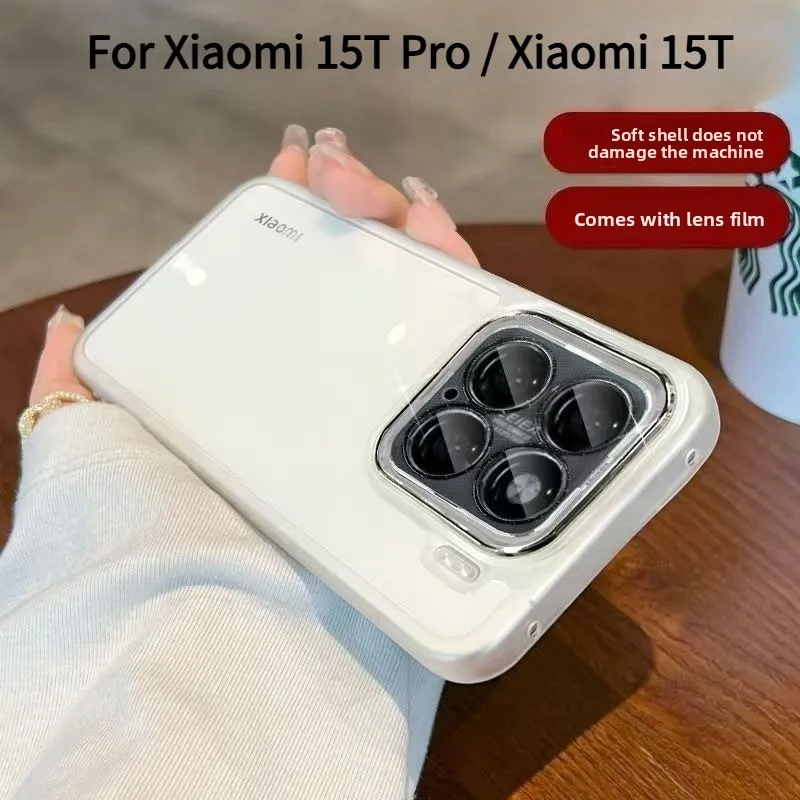 Advanced Drop-Proof Soft Shell Case with Built-in Lens Film, Anti-Scratch Protection, and Enhanced Durability