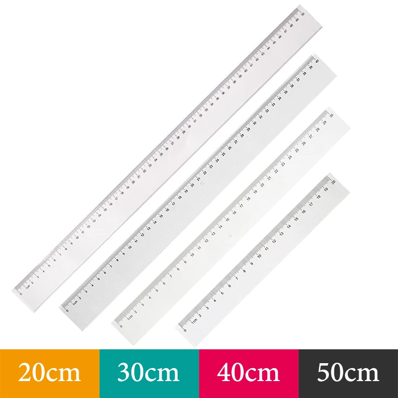 Briartw Set 3 Righelli In Acrilico Trasparente 15cm - Zero Centrato, Scala In Pollici E Cm Per Disegno Tecnico E Artigianato