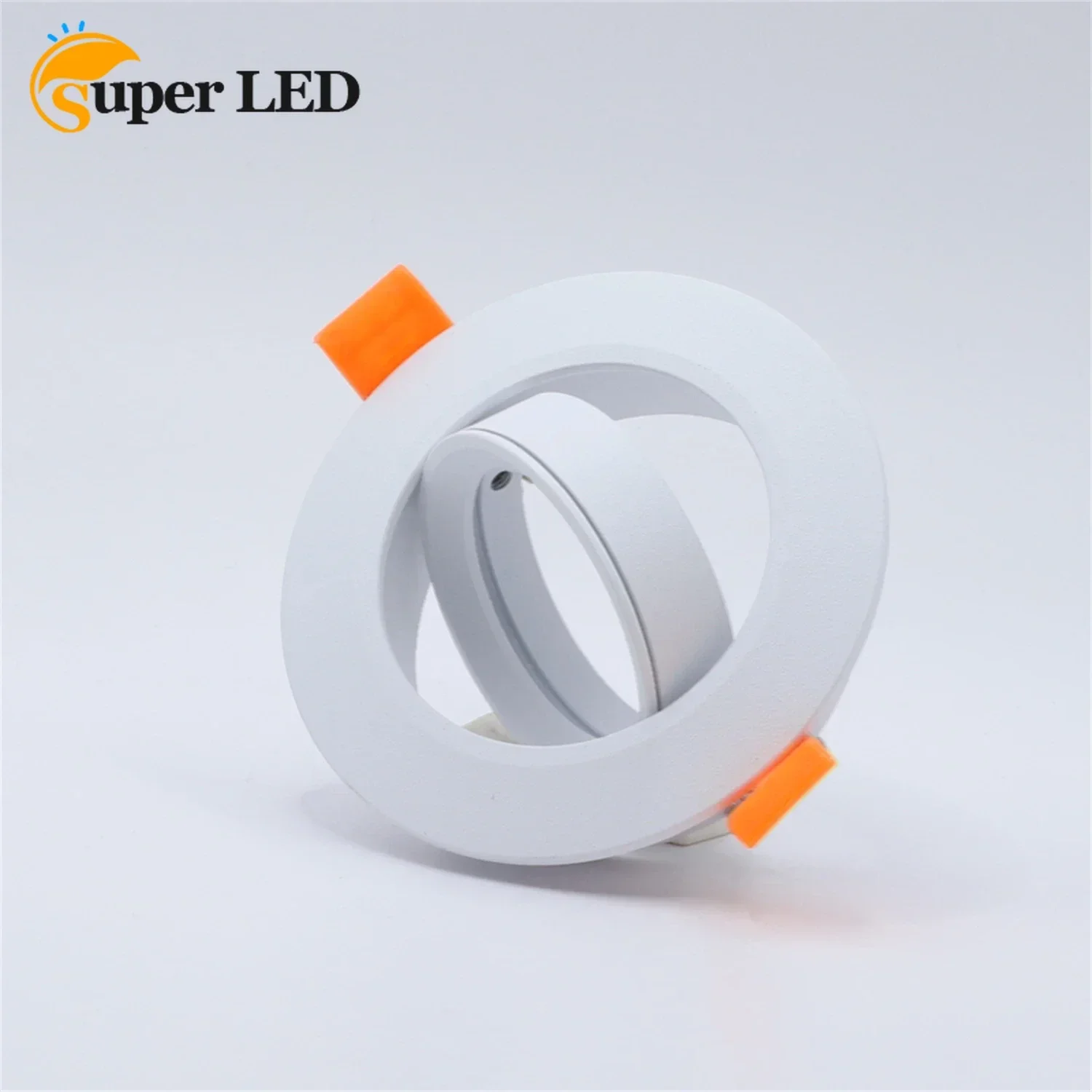 

JOYINLED GU10 MR16 GU5.3 Aluminum Cut Hole 70mm Fixture Frame Socket Holder Bulb Halogen Lamp Wire Connector Fitting Base