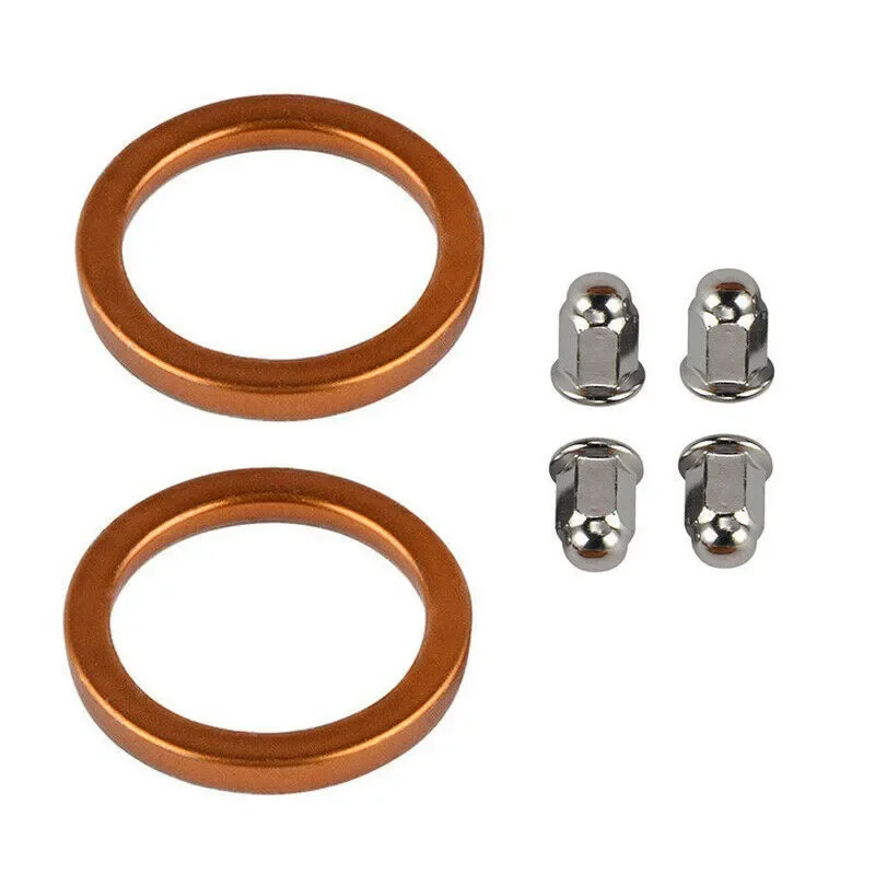 Exhaust Gaskets 4x 18291-216-000 18291-MN5-650 For Honda CB500/550 VF500/700/750 exhaust gasket
