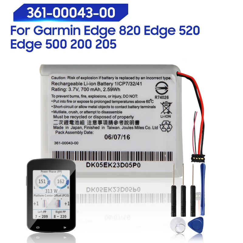 Original Replacement Battery For Garmin Edge820 Edge 520 Plus Edge 500