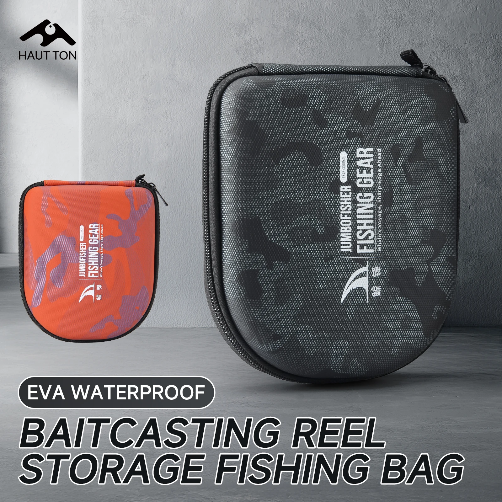 Sac étanche Graffitied pour moulinet pêche EVA durable protection anti-choc pour pêcheurs passionnés
