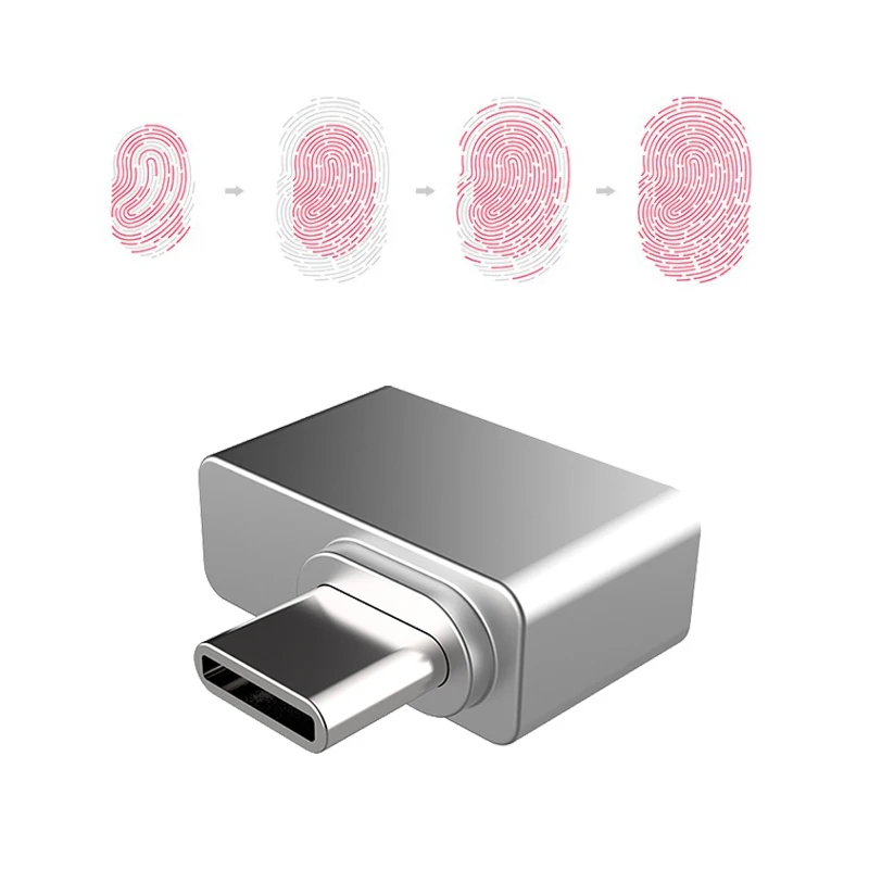 Фото 2023 Новый TEC Type-C USB Fingerpr модуль считывания отпечатков пальцев для Windows 7, 10, 11 Здравствуйте донгл биометрический сканер навесной замок №2