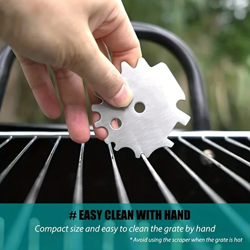 1pc BBQ Grill Scraper: The Perfect Stocking Stuffer for Griddle Cleaning & Camping Accessories-Dishwasher Safe & Bristle-Free!