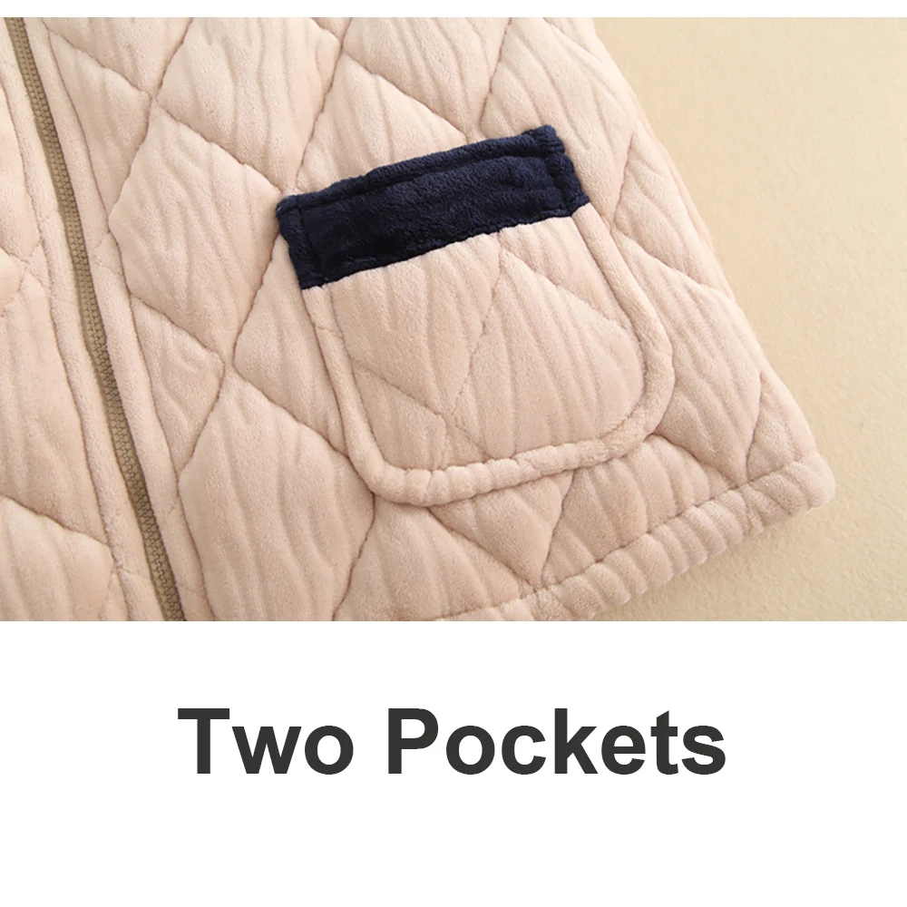 Man Winter Flannel Warm Pajamas Set 3-layer Thicken Pajama for Men Fashion Plaid Zipper Sleepwear Casual Comfort pyjama homme