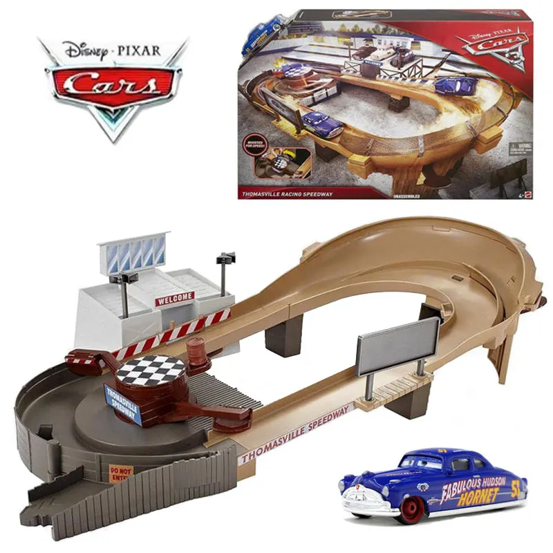 Disney Pixar Cars Lightning McQueen Vail Track Set DocHudson Track Educational Toy for Children
