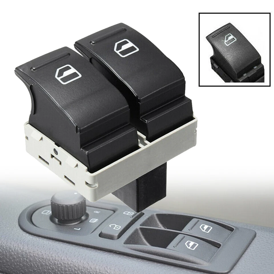 Interrupteur Lève-vitre électrique Passager Gauche VW Transporter T5 T6 - Référence OEM 7E0959855