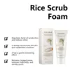 Rice Facial Forming Cleanser Deeply Cleansing Oil Control Blackhead Remover Face Wash Shrink Pores Moisturizing Skin Care 100ml 4