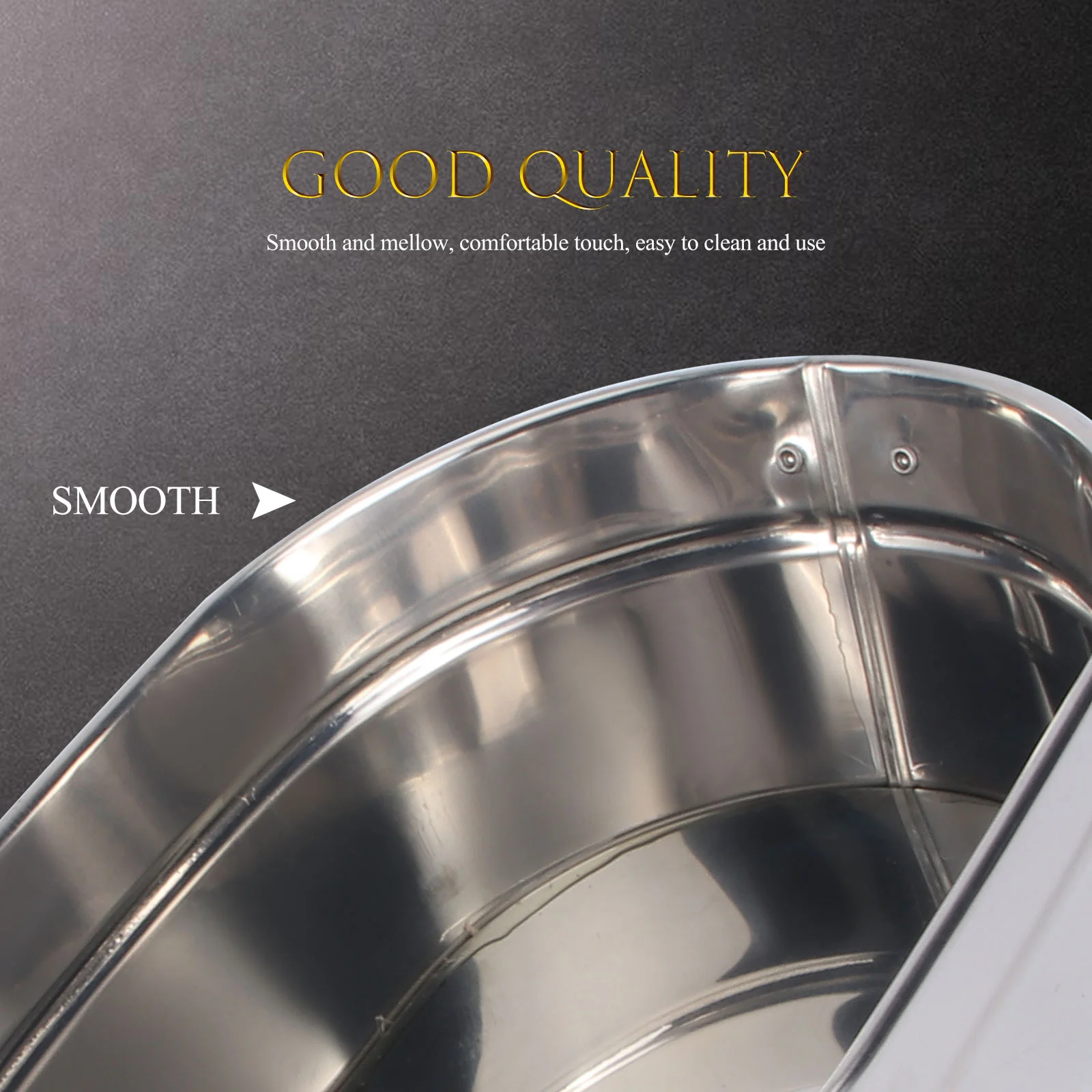 Seafood barrel container stainless steel for hotel restaurant and home use durable and easy to clean