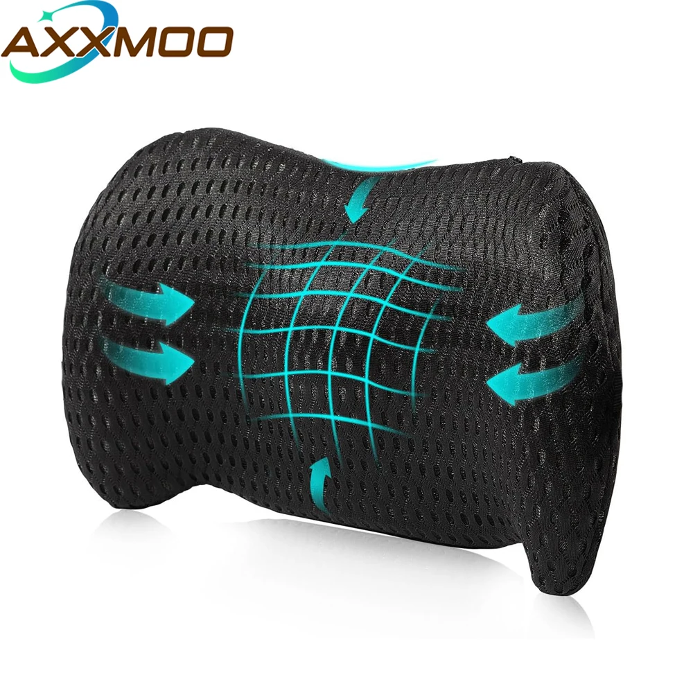 

Lumbar Support Pillow for Office Chair, Car Lumbar Pillow Lower Back Pain Relief, Memory Foam Back Cushion for Car, Bed, Gaming