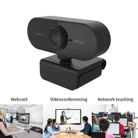 HD 1080P Webcam Built-in Mic USB Camera No Driver Required for Online Learning Video Conference Home Office - Image 2