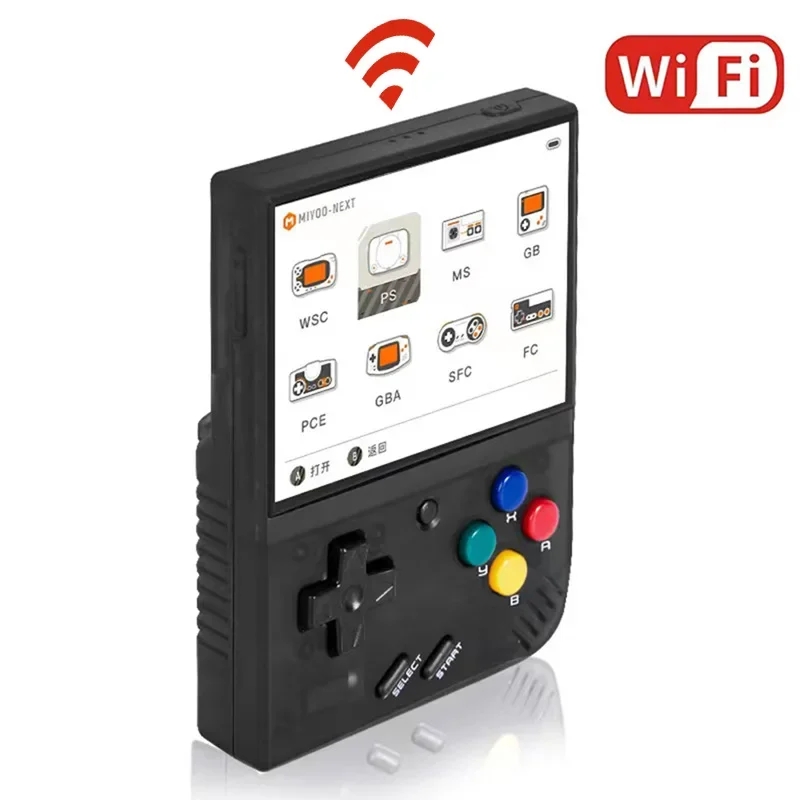 MIYOO-Mini Plus Portátil Retro Handheld Game Console, V2 Mini + Tela IPS, Console de Videogame Clássico, Sistema Linux, Presente das Crianças