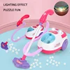 Children Pretend Play Toys Housekeeping Tools Set Simulation Furniture Vacuum Cleaner Charging Housework Dust Catcher Girls Gift 5