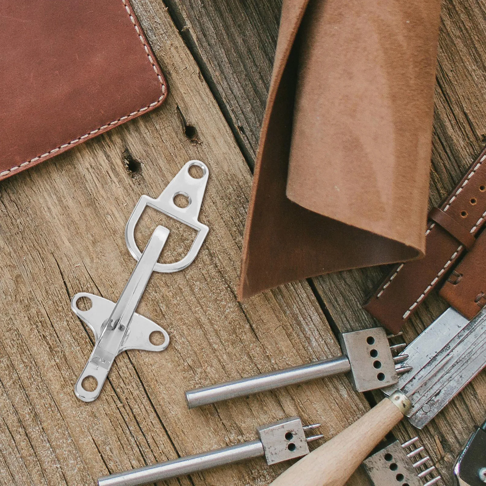 1세트 허리 벨트 버클 튼튼한 금속 코트 토글 버클 스웨터 가디건 클로저 클램프 숄 드레스 코트 액세서리