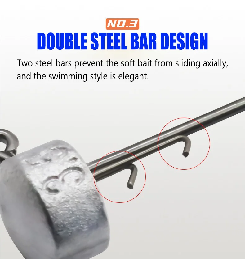 20 Stück ned Rig Jig Hook Kits 2,7g 3,5g 4,2g 6,5g Becher Ajing Pesca Jigs Haken Finesse Pilz Jig Köpfe für weiche Köder – Detail 5