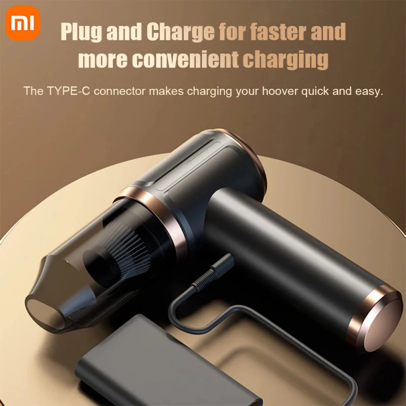 Xiaomi 5-in-1 Car Vacuum Car Vacuum Cleaner Portable Mini Cordless 45000pa Powerful Suction Machine For Home