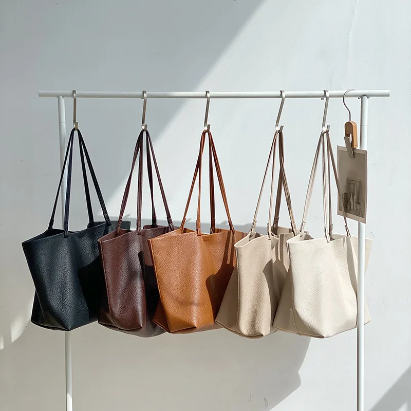 

Single Shoulder Bags Women PU Leather Large Capacity Korean Style Casual Ladies Fashion Multi-function Composite Handbags 2023