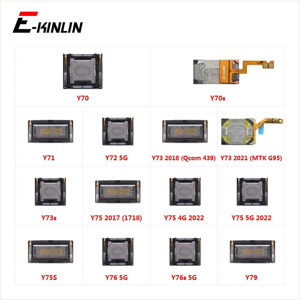 

Top Ear Speaker Receiver Earpieces Flex Cable For Vivo Y70 Y70s Y71 Y72 Y73 Y73s Y75 Y75S Y76 Y76s Y79 5G 4G Replacement Parts