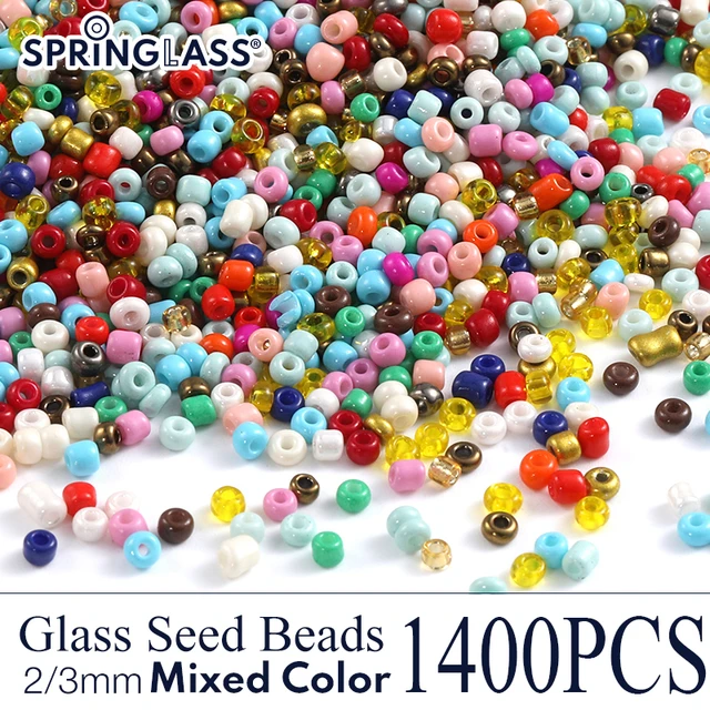 Glass Seed Beads for Jewelry Making - Seed Beads Small Beads Kit for Tiny  Beads Jewelry Bracelet